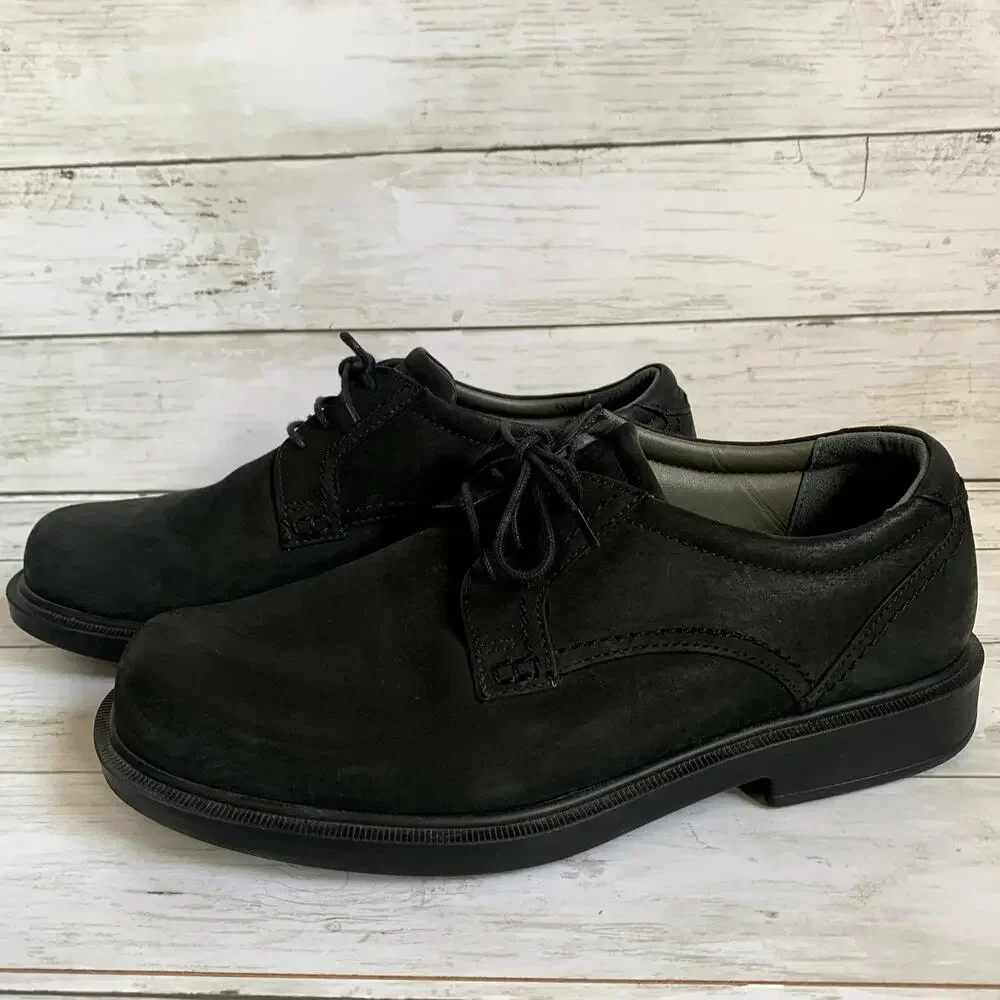 SAS‎ Men's Aden Genuine Leather Lace Up Oxford Shoes in Black